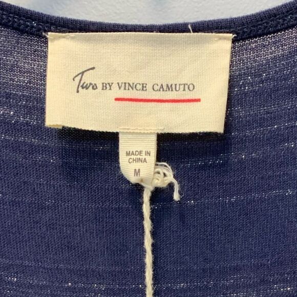 NWT Two by Vince camuto navy metallic maxi dress - Picture 4 of 12